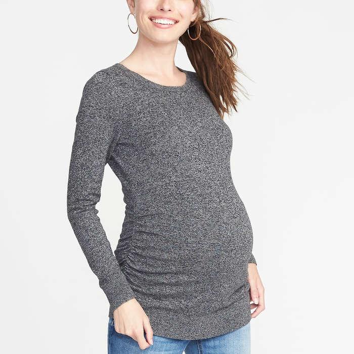 Old Navy Maternity Fitted Crew-Neck Sweater