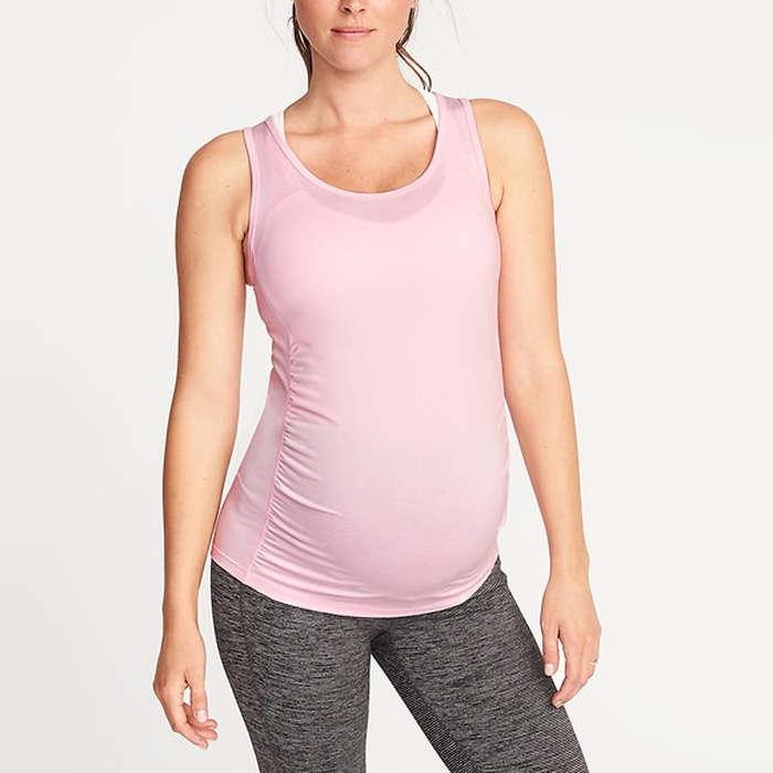 Old Navy Maternity Fitted Cross-Back Performance Tank