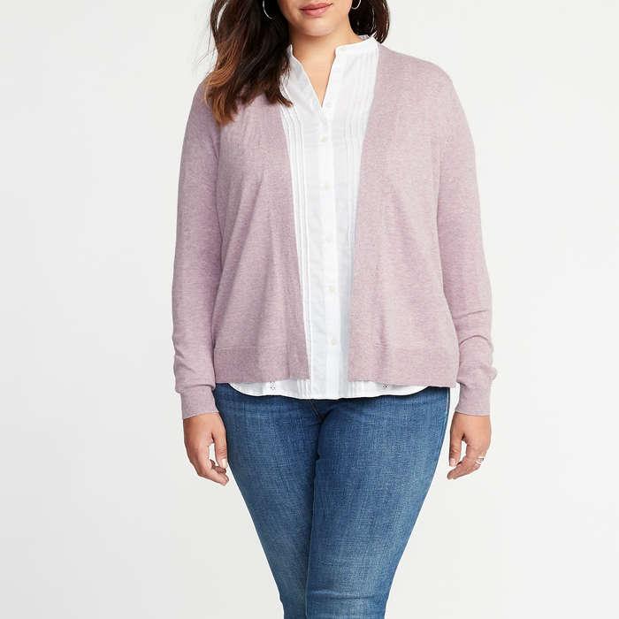 Old Navy Short Open-Front Plus Size Sweater