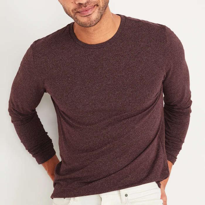 Old Navy Soft-Washed Long-Sleeve T-Shirt For Men