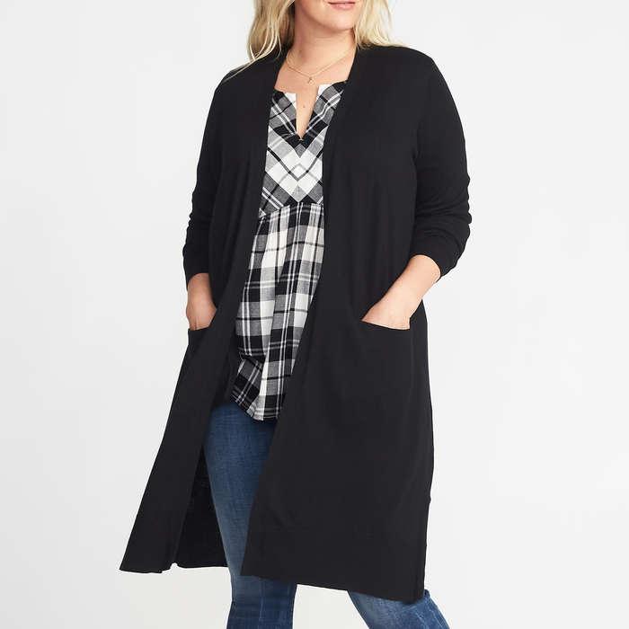 Old Navy Super-Long Plus-Size Sweater