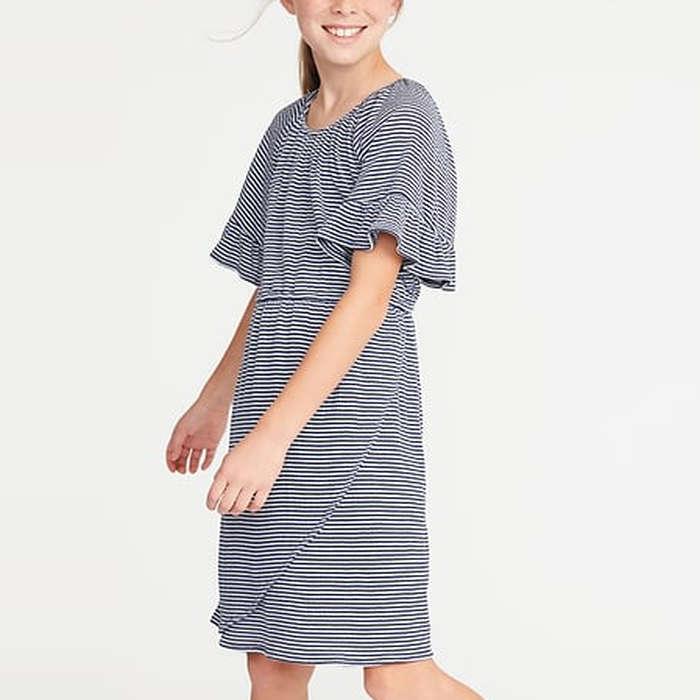 Old Navy Wrap-Front Textured Dress