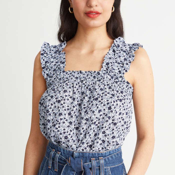 & Other Stories A-Line Ruffle Top