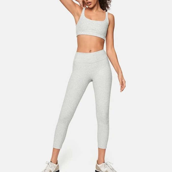 Outdoor Voices Double Time Bra And Warmup Legging