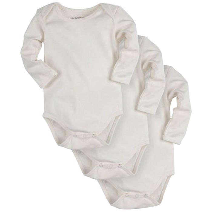 Pact Baby 3-Pack 100% Organic Cotton Bodysuit