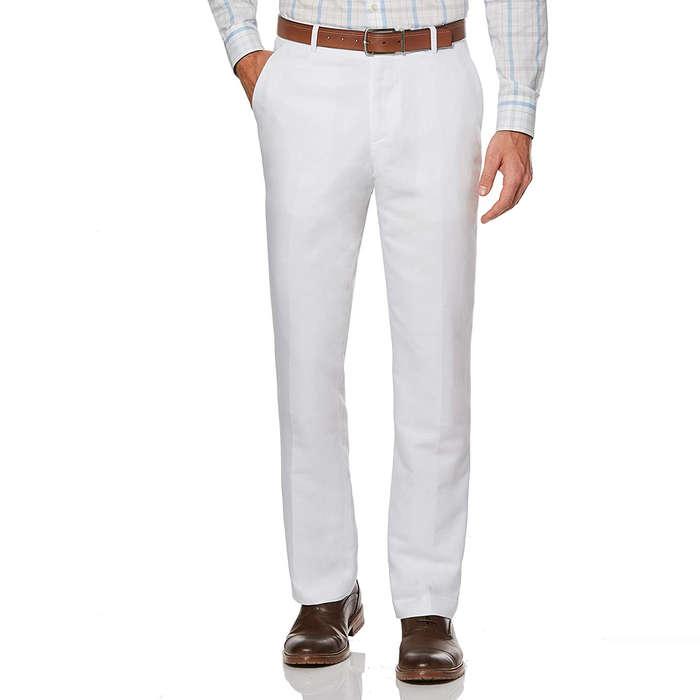 Perry Ellis Standard Linen Suit Pant