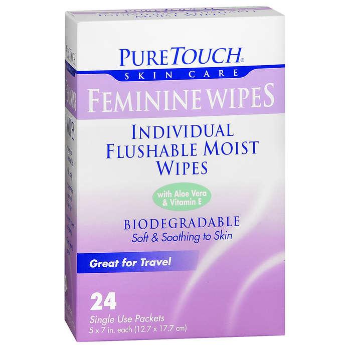 PureTouch Feminine Wipes Naturals