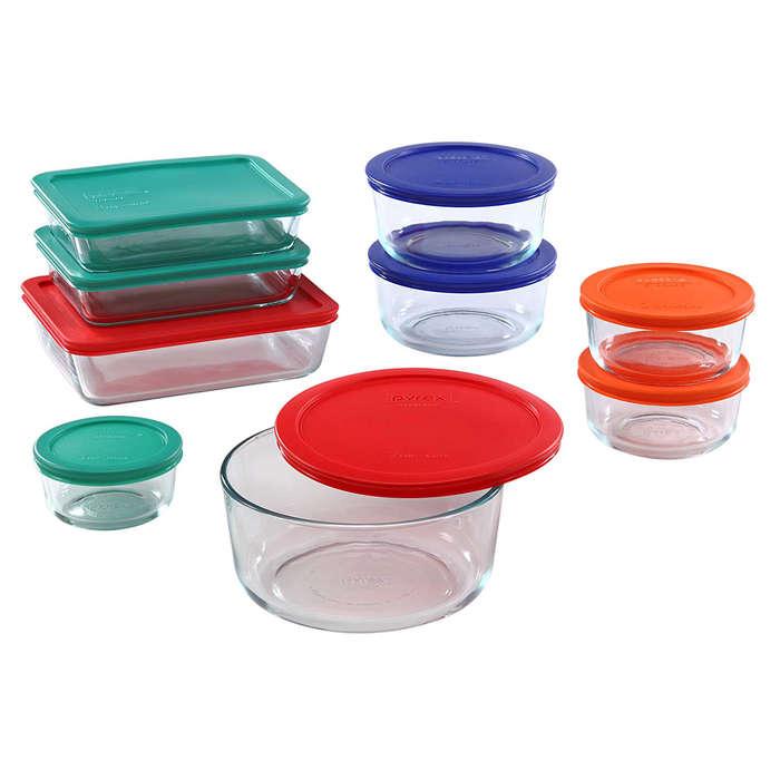 Pyrex Meal Prep Simply Store Glass Container Set