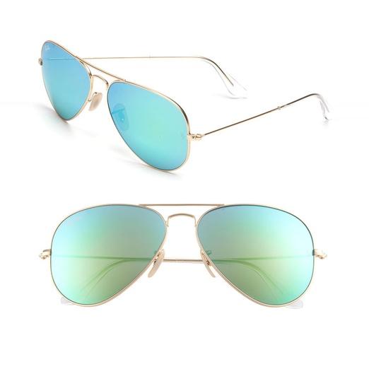 Ray Ban Mirror Aviator Sunglasses