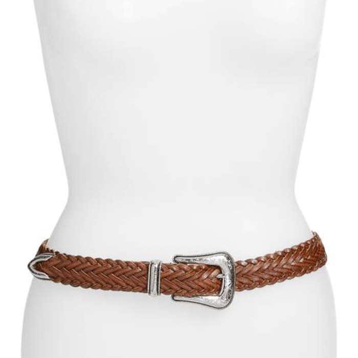 Rebecca Minkoff Braided Leather Belt