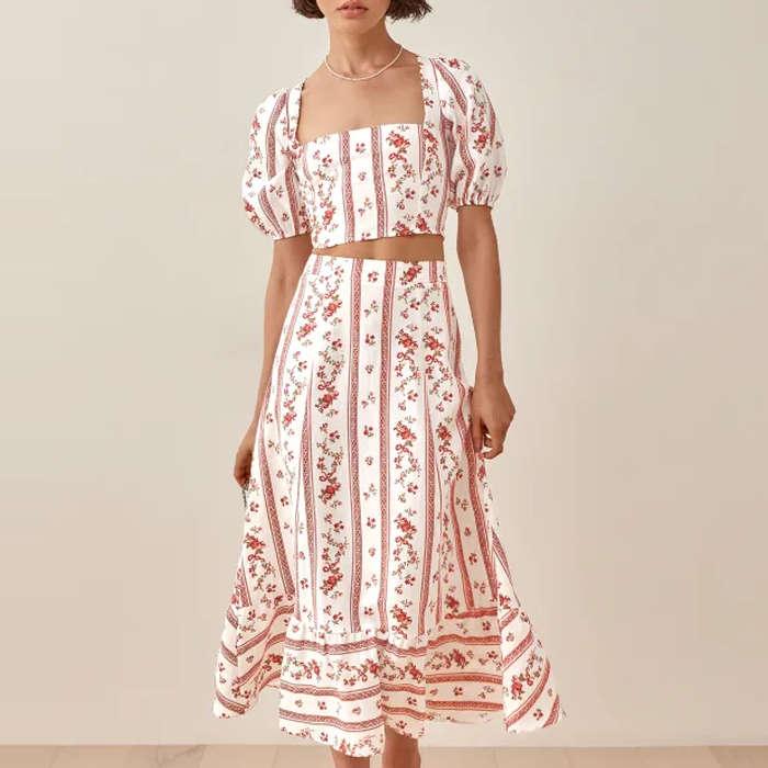 Reformation Yucca Linen Two Piece