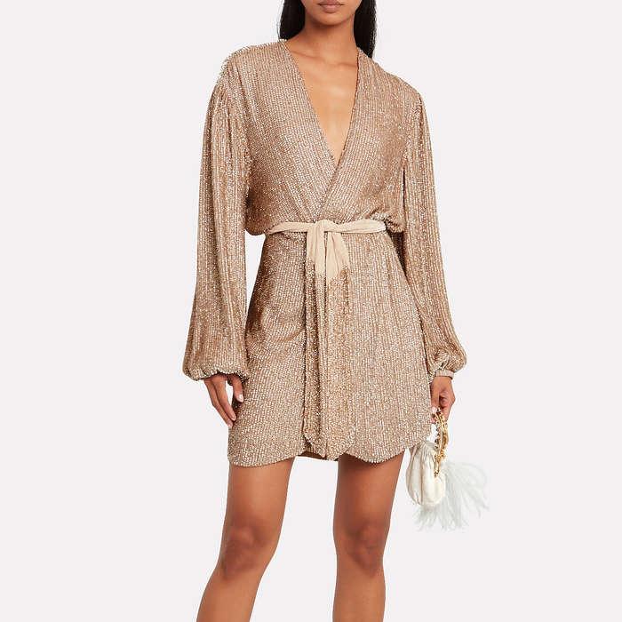 Retrofête Gabrielle Sequin Mini Dress