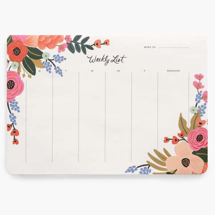 Rifle Paper Co. Weekly List Pad