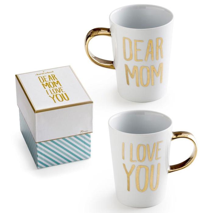 Rosanna Dear Mom I Love You Porcelain Coffee Mug