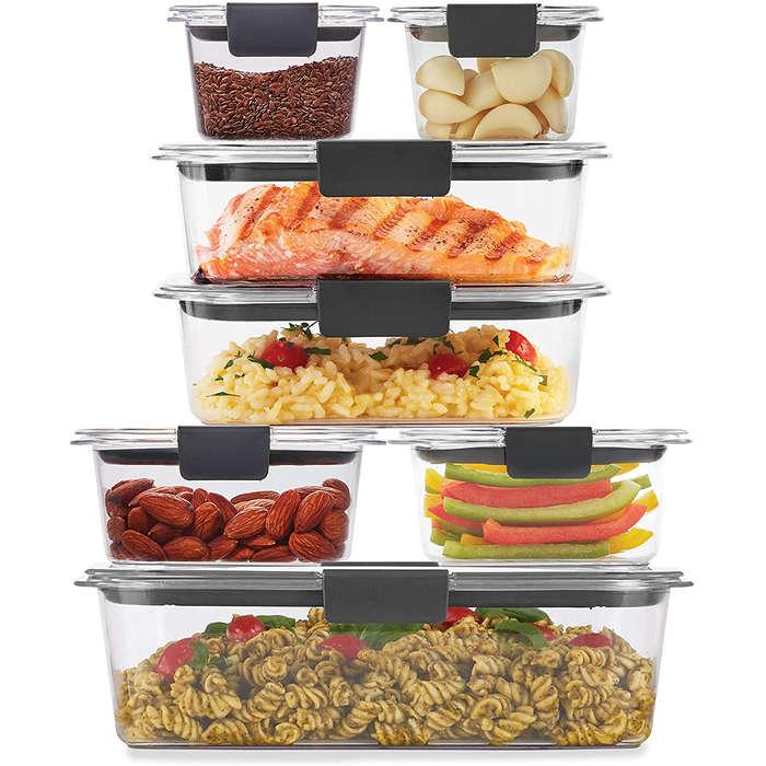 Rubbermaid Brilliance Leak-Proof Food Storage Containers