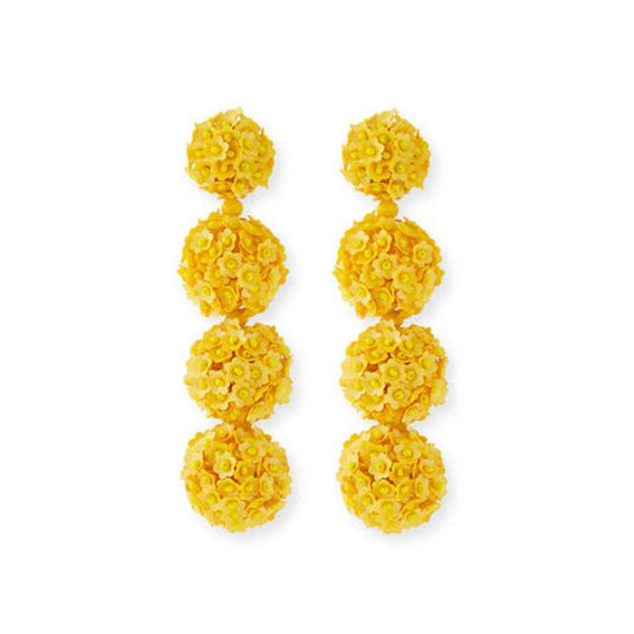 Sachin & Babi Fleur Bouquet Clip-On Earrings