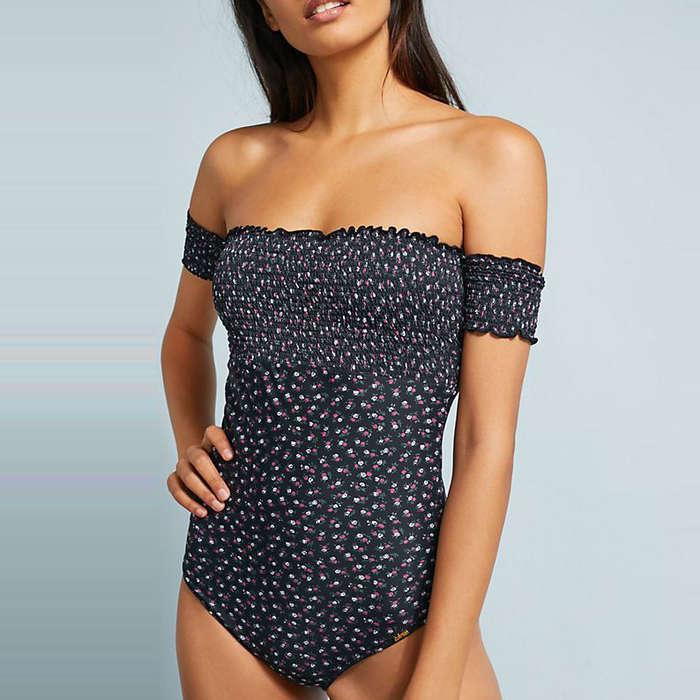 Salinas Isa Ambra Off-The-Shoulder One-Piece Swimsuit