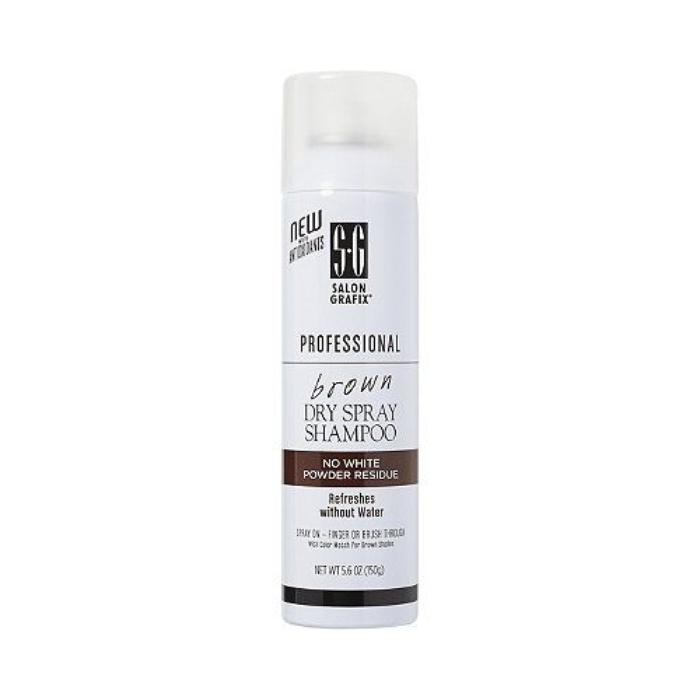 Salon Grafix Dry Spray Shampoo in Brown