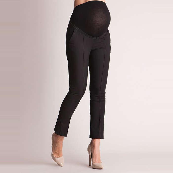 Seraphine Tailored Black Cropped Maternity Pants