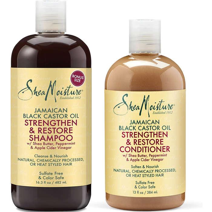 Shea Moisture Strengthen & Restore Shampoo And Conditioner