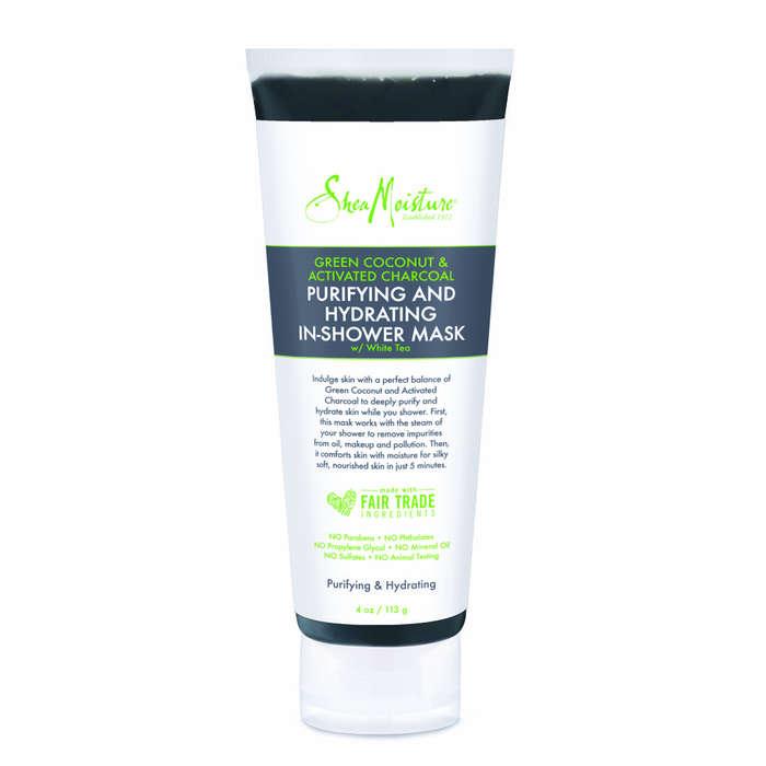 SheaMoisture Green Coconut & Activated Charcoal In-Shower Mask