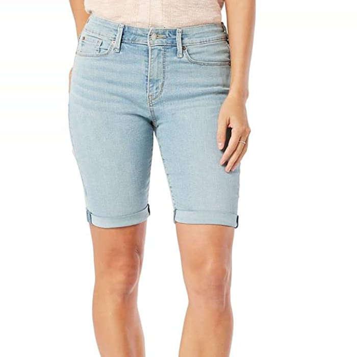 Signature By Levi Strauss & Co. Gold Label Mid-Rise Bermuda Shorts