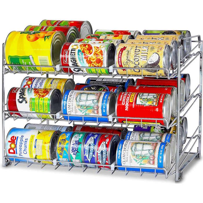 Simple Houseware Stackable Can Rack Organizer
