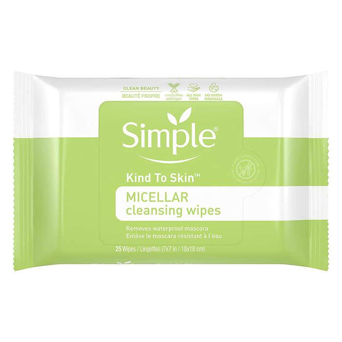 Simple Kind To Skin Micellar Makeup Remover Wipes