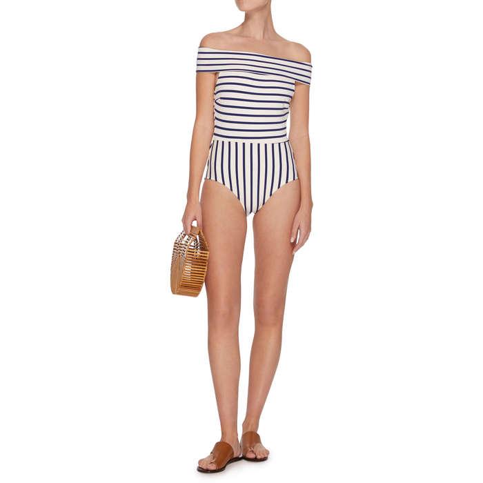 Solid & Striped The Vera One-Piece Striped Swimsuit