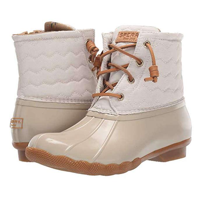 Sperry Saltwater Nylon Quilt Rain Boot