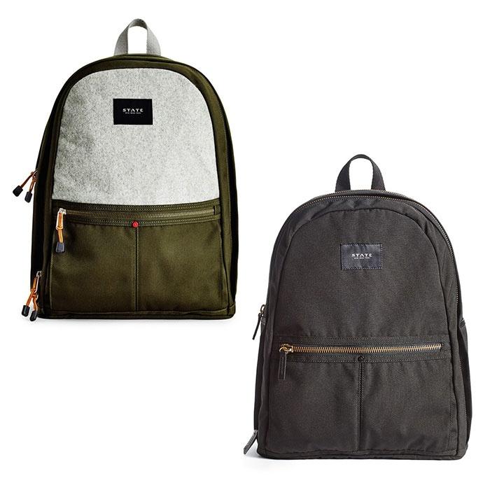STATE Bags ‘Union’ Water Resistant Backpack & Nevins Backpack