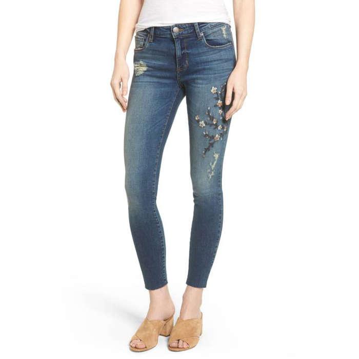 STS Blue Embroidered Skinny Jeans
