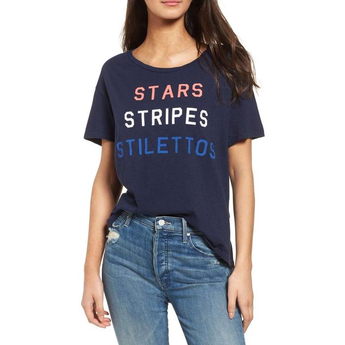 Sundry Stars Stripes Stilettos Tee