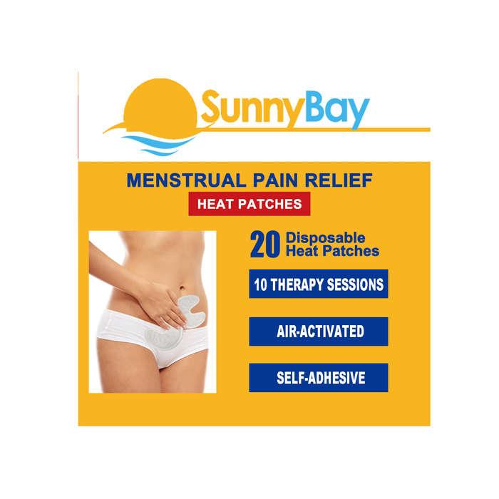 Sunny Bay Menstrual Cramp and Pain Relief Heat Patches