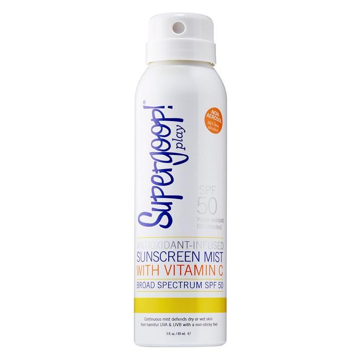 Supergoop! Antioxidant-Infused Sunscreen Mist With Vitamin C Broad Spectrum SPF 50