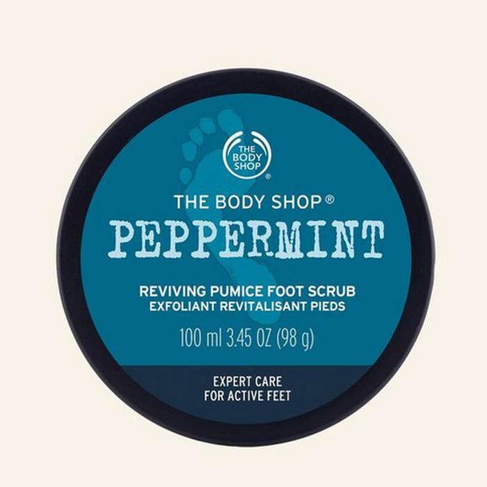 The Body Shop Peppermint Reviving Pumice Exfoliating Foot Scrub