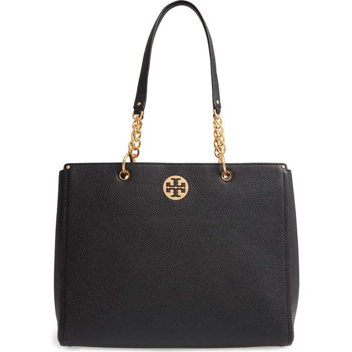 Tory Burch Everly Leather Tote
