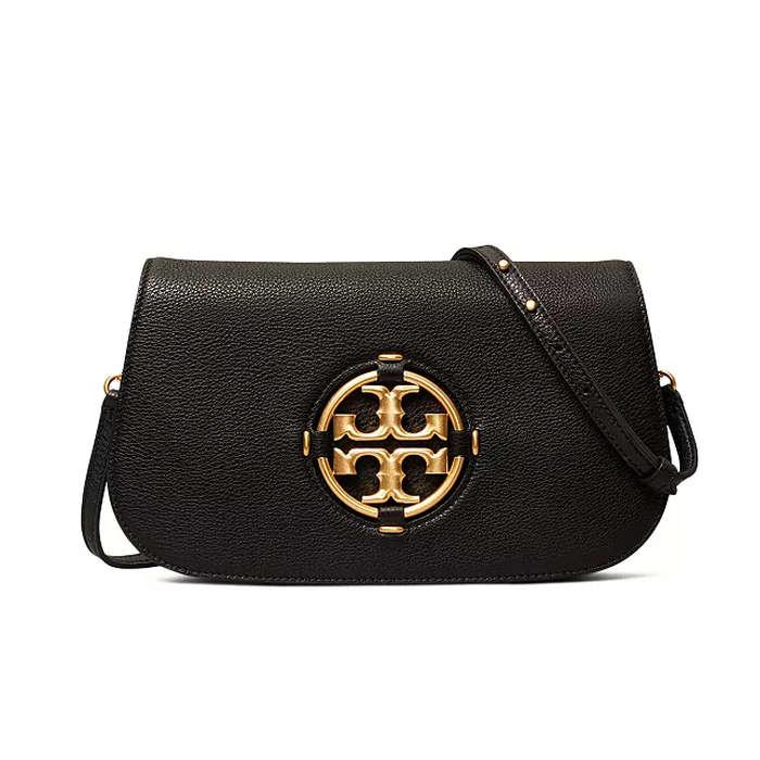Tory Burch Miller Pebbled Leather Clutch