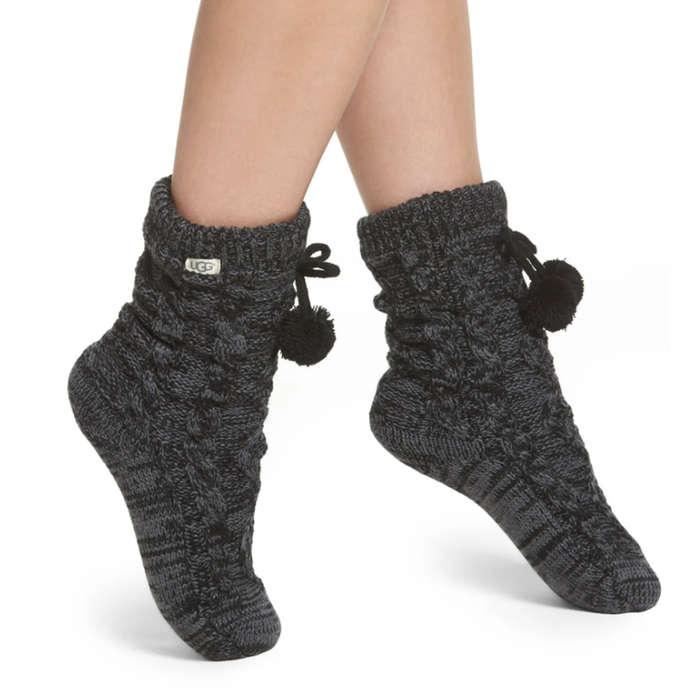 Ugg Pom Pom Fleece Lined Socks