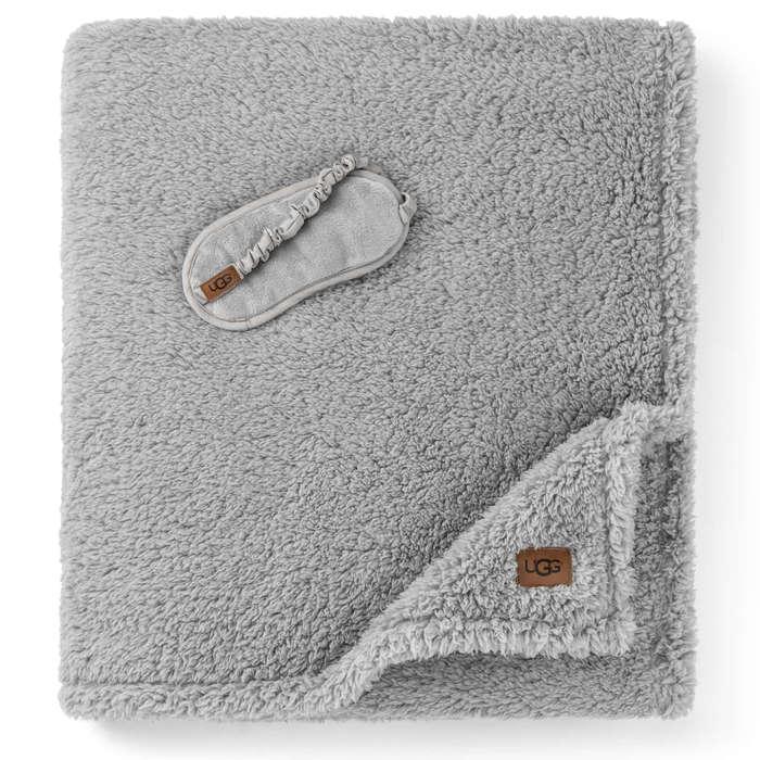 UGG Road Trip Throw & Eye Mask Travel Set