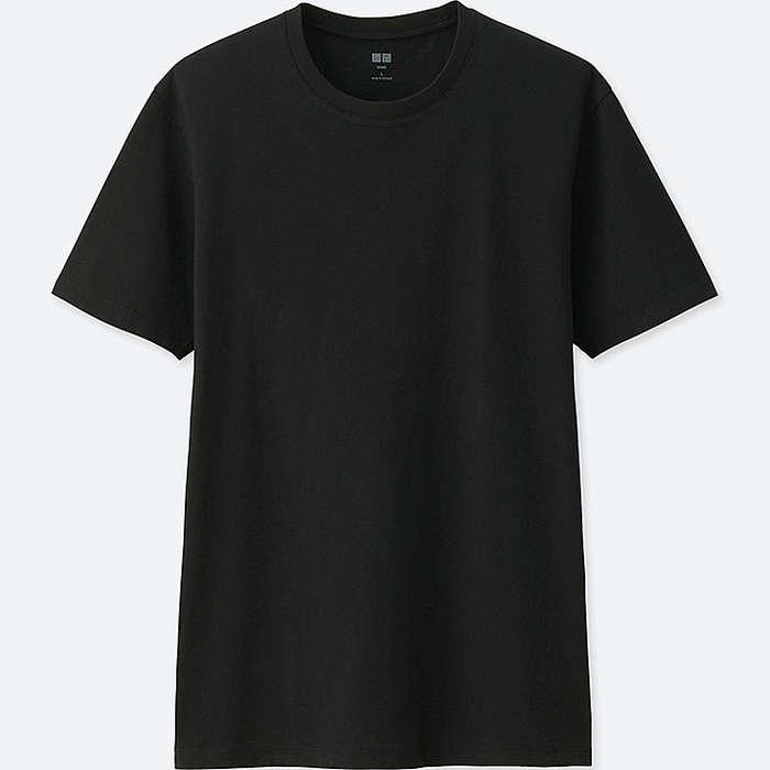 Uniqlo Men Supmia® Cotton Crewneck Short-Sleeve T-Shirt
