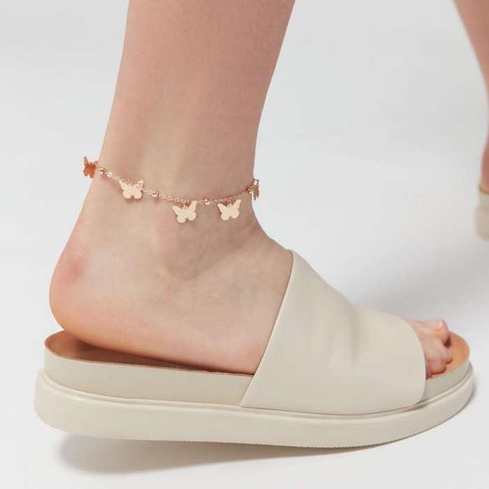 Urban Outfitters Butterfly Charm Anklet