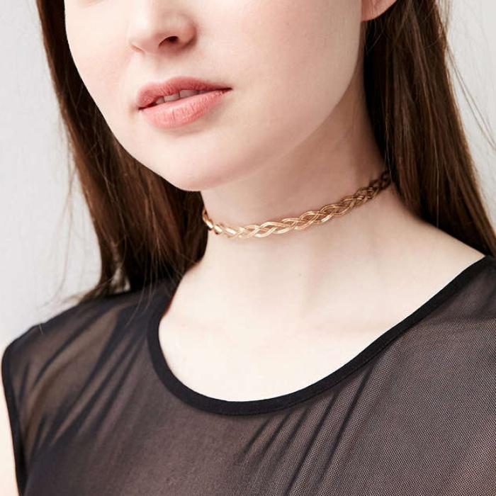 Urban Outfitters Wire Tattoo Choker Necklace