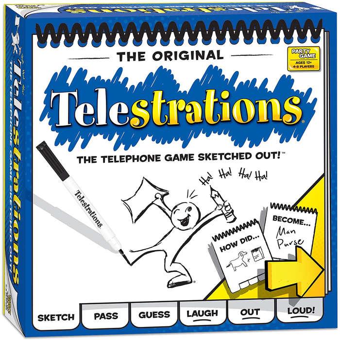 USAopoly Telestrations Family Board Game