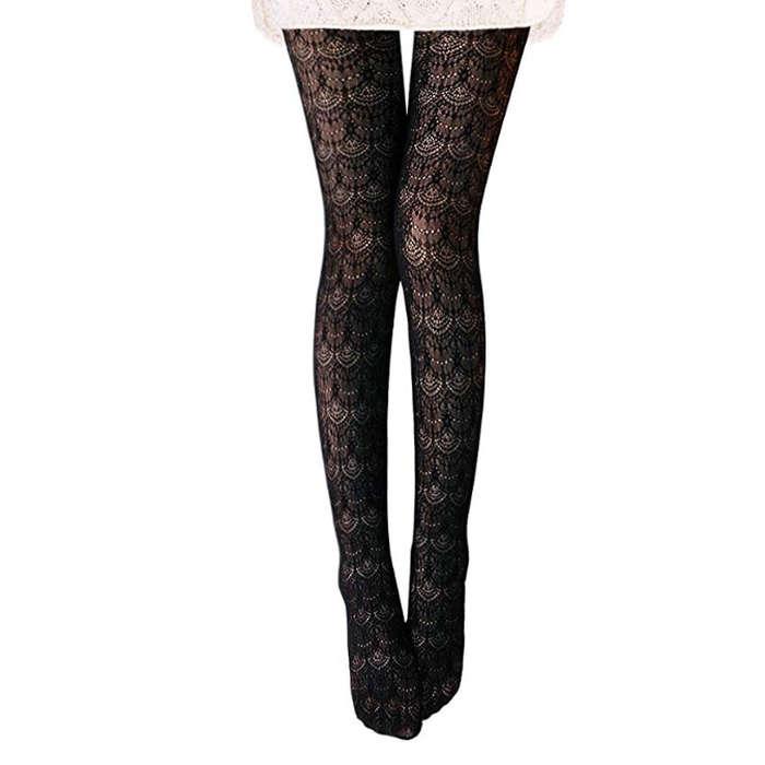 Vero Monte Colorful Knitted Patterned Tights