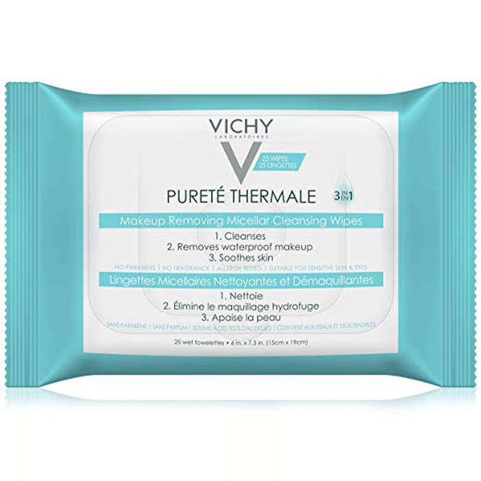 Vichy Purete Thermale 3-in-1 Makeup Remover Wipes