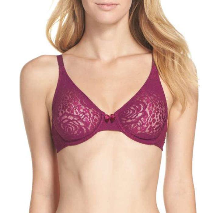 Wacoal Halo Lace Convertible Underwire Bra