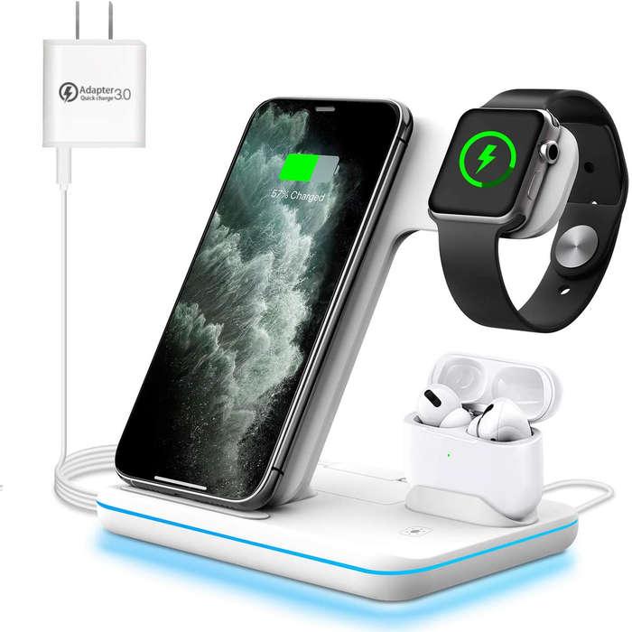WAITIEE Wireless Charger 3 In 1