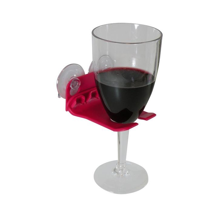 WaveHooks Bathtub Wine Glass Holder