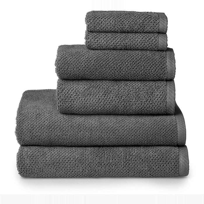 Welhome Franklin Premium 100% Cotton 6 Piece Towel Set